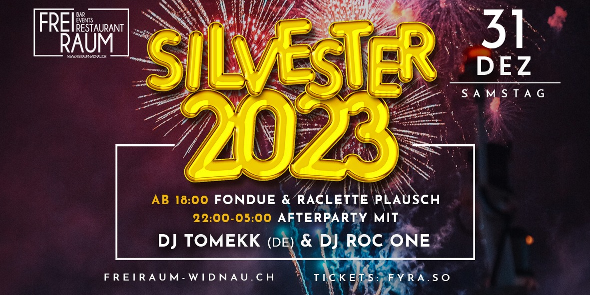 Silvester Party mit DJ Tomekk(DE) Fondueplausch
